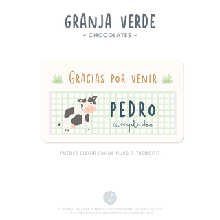 Chocolates Granja Verde (12 unid)