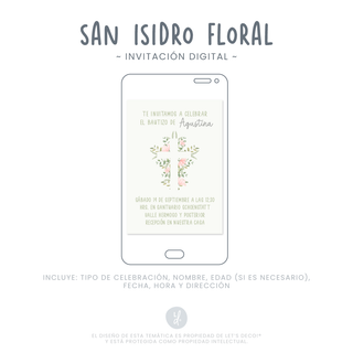 Invitación Digital San Isidro Floral