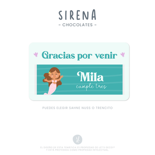 Chocolates Sirena (12 unid)