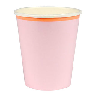 Vasos Rosado con Naranjo