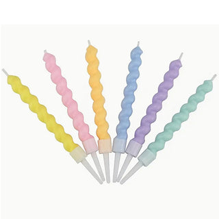 Velas Espiral (6 unid)
