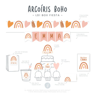 LD! Box Arcoíris Boho