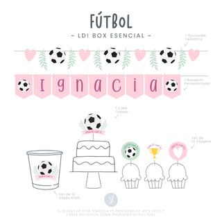 LD! Box Fútbol Rosado