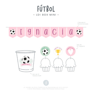 LD! Box Fútbol Rosado